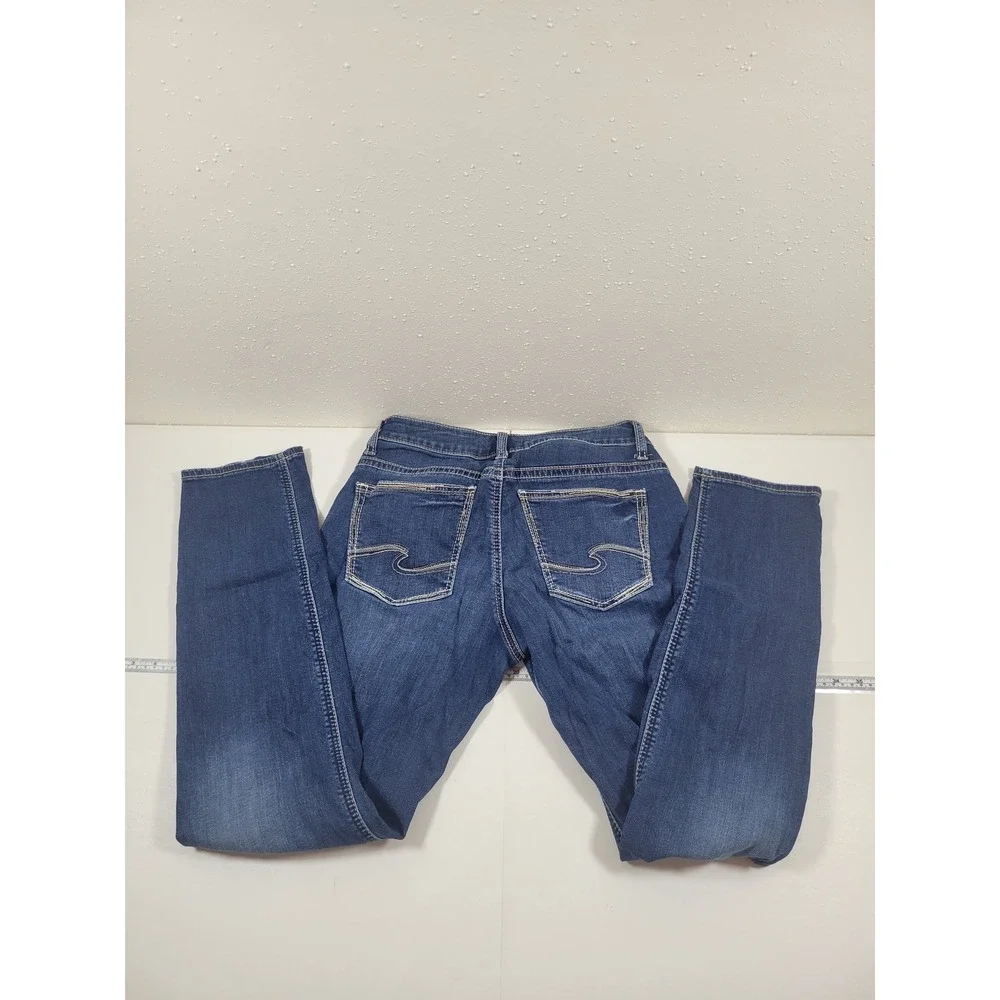 Silver Jeans Co. Boyfriend Jeans Womens 29 Blue Excellent‎ Medium Wash Denim